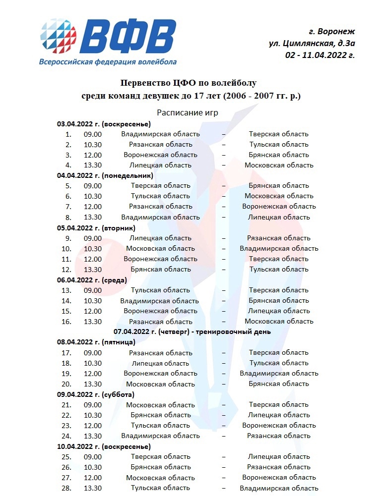 Волейбол чемпионат россии мужчины расписание на сегодня